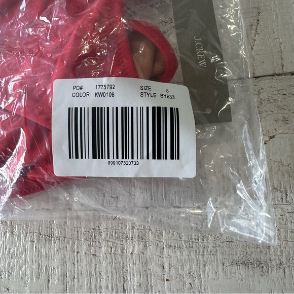 J.Crew DD Halter Tie Back Bikini Top NWT size Small in Venetian Red‎ Swimsuit - Picture 10 of 12